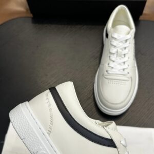 mcm skystream cubic monogram jacquard sneaker white