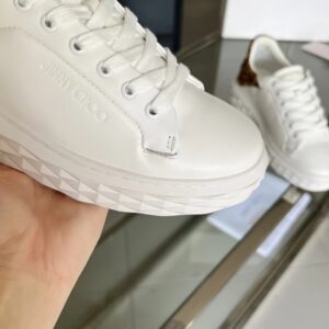 jimmy choo leopard print diamond sneakers