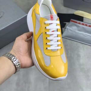 prada casual sneakers yellow