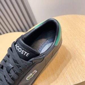 lacoste classic black sneakers
