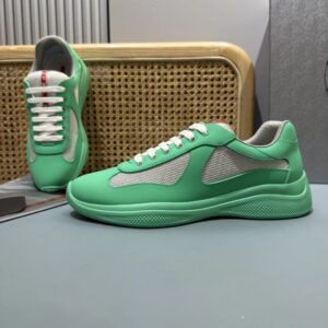 prada americas cup mint green sneakers