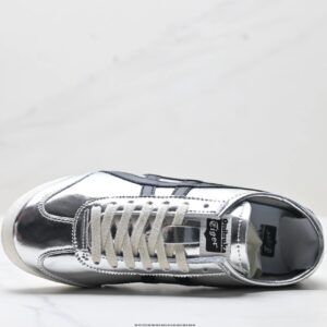 onitsuka tiger nippon made mexico 66 deluxe sneakers silver black