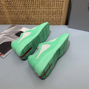 prada americas cup mint green sneakers