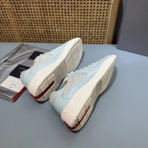 prada americas cup light blue sneakers