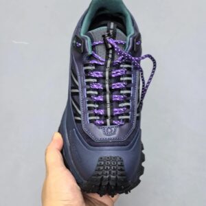 moncler trailgrip gtx rubber sneakers navy blue