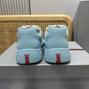 prada americas cup light blue sneakers