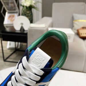 loewe hidden heel sneakers blue white
