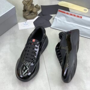 prada casual sneakers black