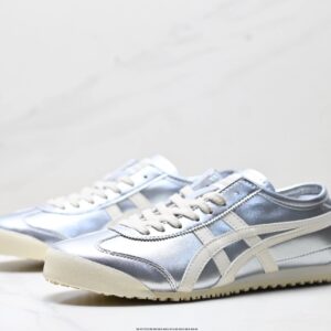 onitsuka tiger nippon made mexico 66 deluxe sneakers silver white