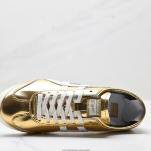 onitsuka tiger nippon made mexico 66 deluxe sneakers gold white