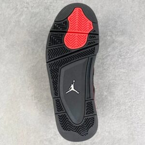 nike air jordan 4 retro black red