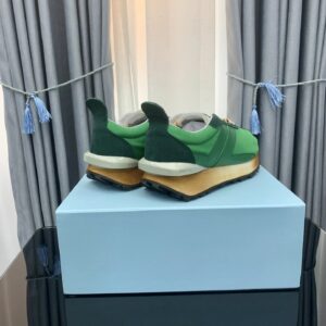 lanvin retro sneakers green
