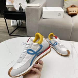 loewe hidden heel sneakers white blue