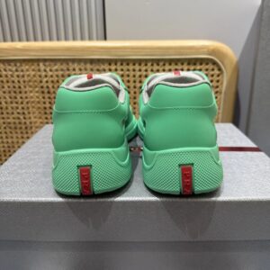 prada americas cup mint green sneakers