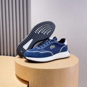 lacoste blue classic sneakers