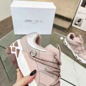 jimmy choo diamond x ii m sneakers pink