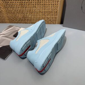 prada americas cup light blue sneakers