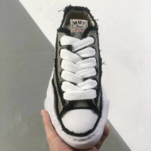 maison mihara yasuhiro mmy shell sneakers gray