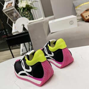 loewe hidden heel sneakers black white