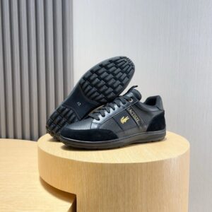 lacoste black premium sneakers