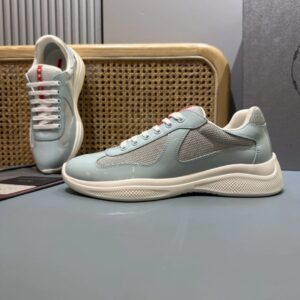 prada americas cup light blue sneakers