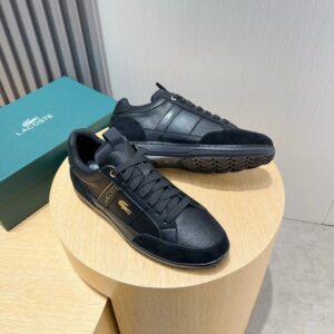 lacoste black premium sneakers