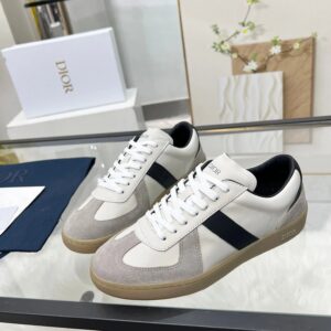 dior b01 white leather sneakers black