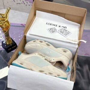 loewe x on 3.0 cloudventure sneakers white pink