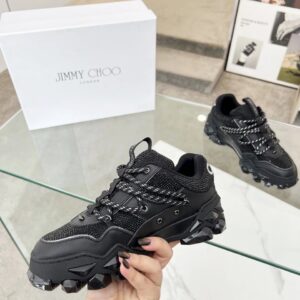 jimmy choo diamond x ii m sneakers black