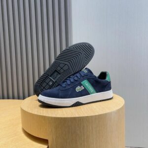 lacoste classic blue sneakers