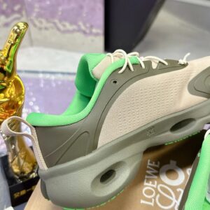 loewe x on 3.0 cloudventure sneakers olive green