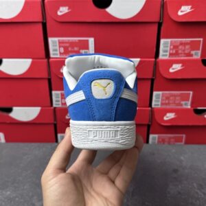 puma bread sneakers blue white