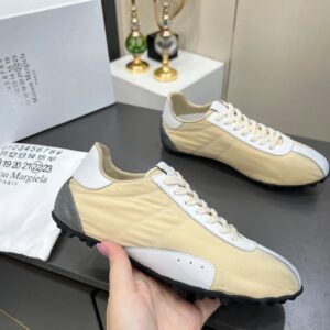 maison margiela mm6 sinters beige trainers