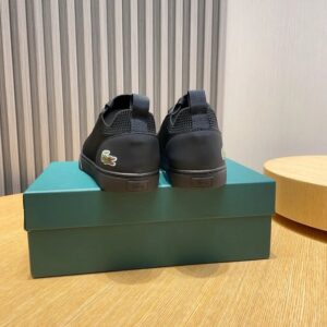 lacoste black classic sneakers