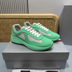 prada americas cup mint green sneakers