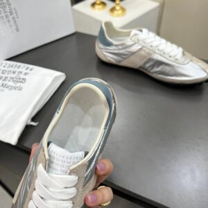 maison margiela mm6 sinters trainers silver