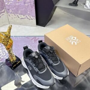 loewe x on 3.0 cloudventure sneakers black white