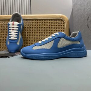 prada americas cup blue sneakers