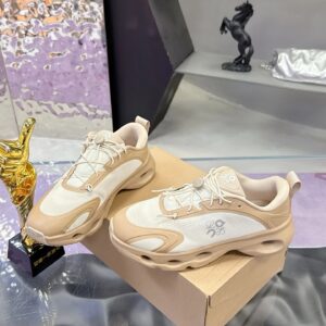 loewe x on 3.0 cloudventure sneakers white brown