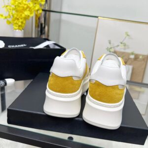 chanel 25c spring sneakers yellow