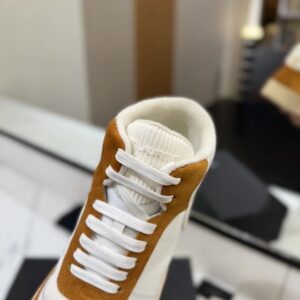 saint laurent sl80 sneakers white & camel