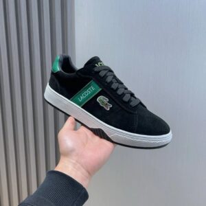 lacoste black classic sneakers