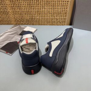 prada america's cup navy sneakers