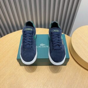 lacoste classic blue sneakers