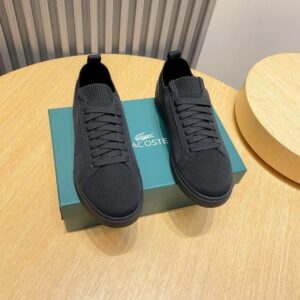 lacoste black classic sneakers
