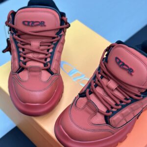 dior x levis hamilton sneakers red