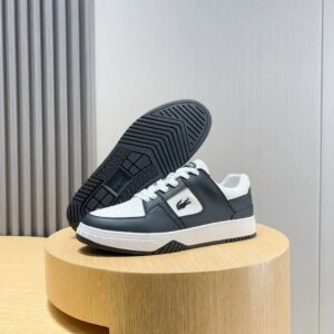 lacoste classic leather shoes black