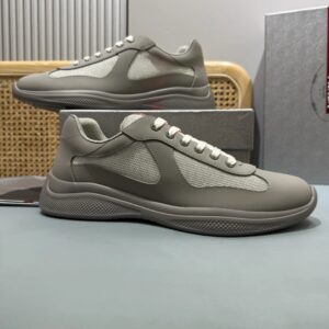 prada america's cup grey sneakers