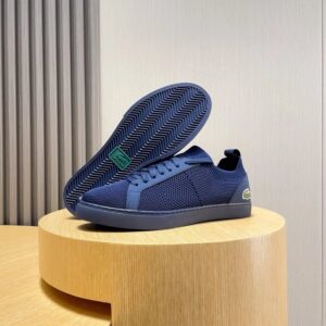 lacoste classic blue sneakers