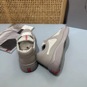 prada america's cup grey sneakers